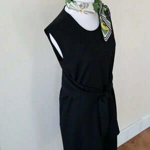 ||J. CREW|| black wool sheath dress